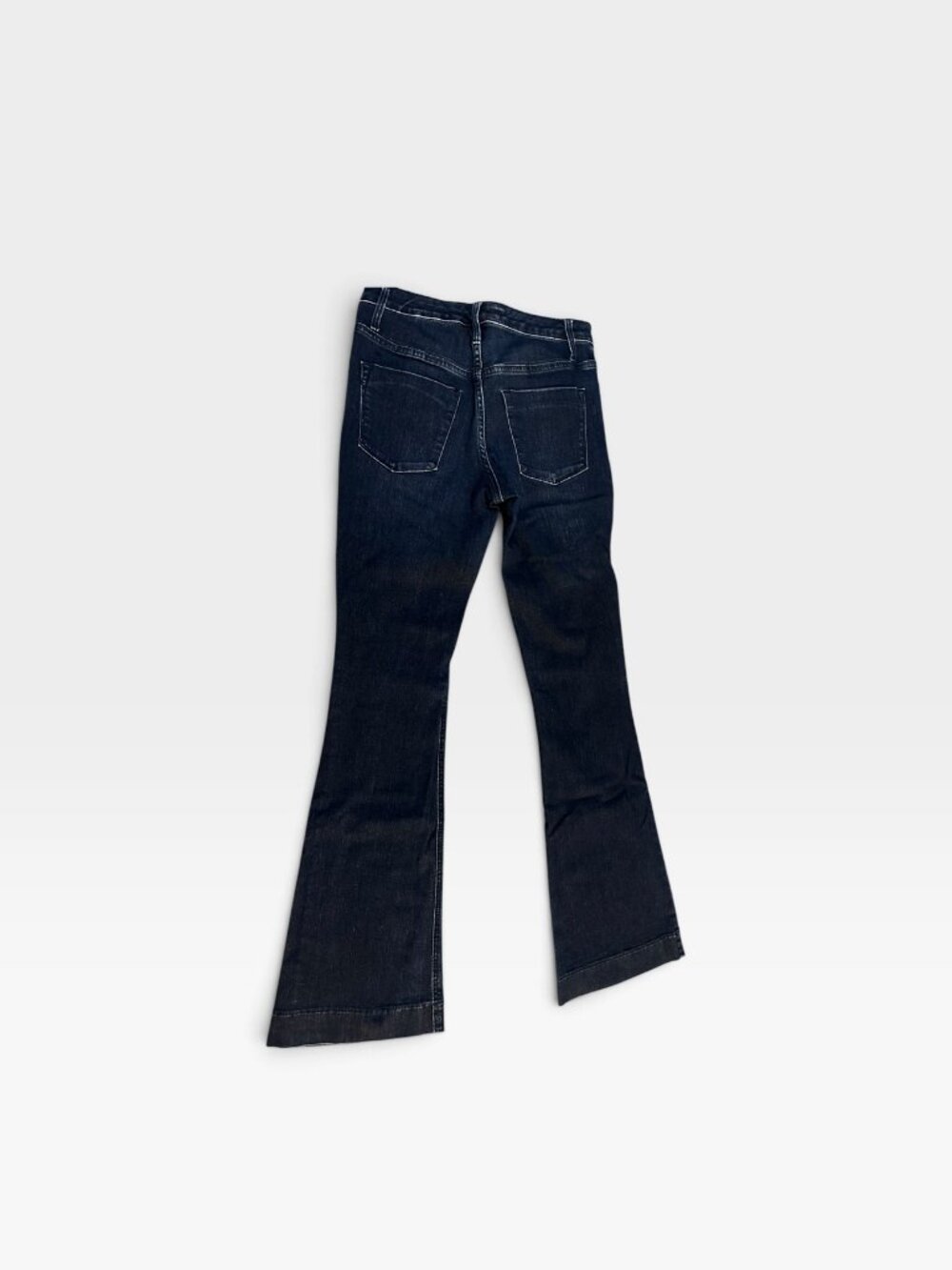 Mossimo High Rise Flare Jeans 4/27R Dark Wash Denim